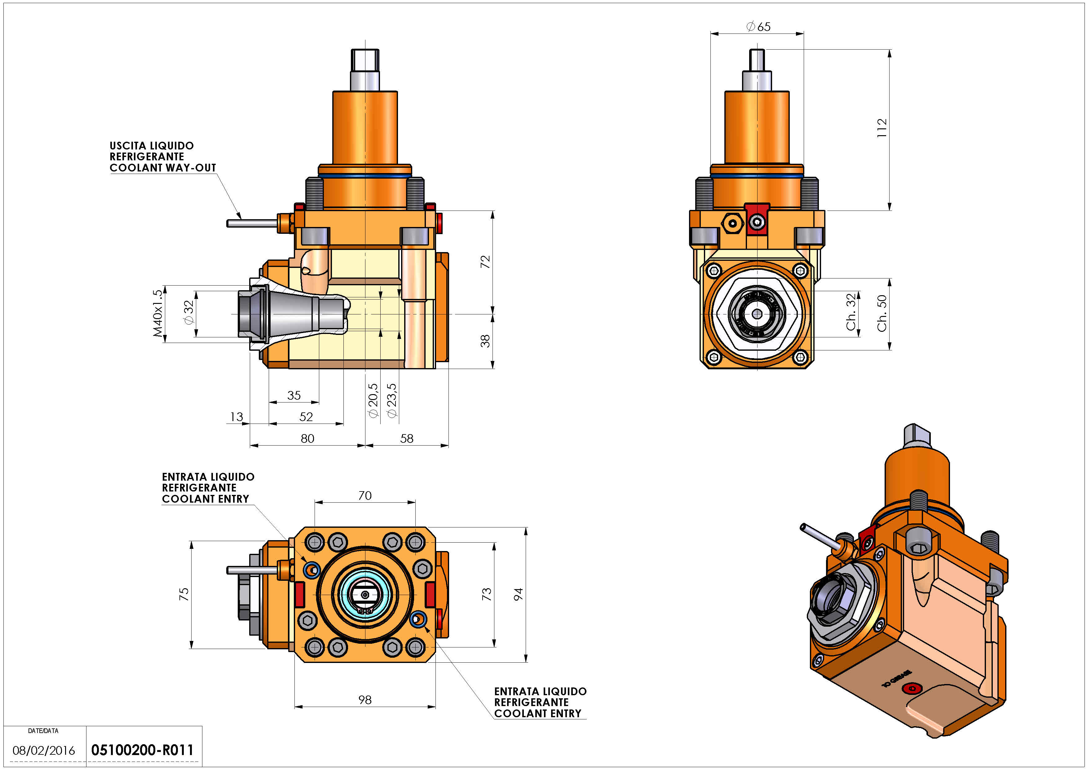 Technical image - LT-A BMT65 ER32F LR H72.