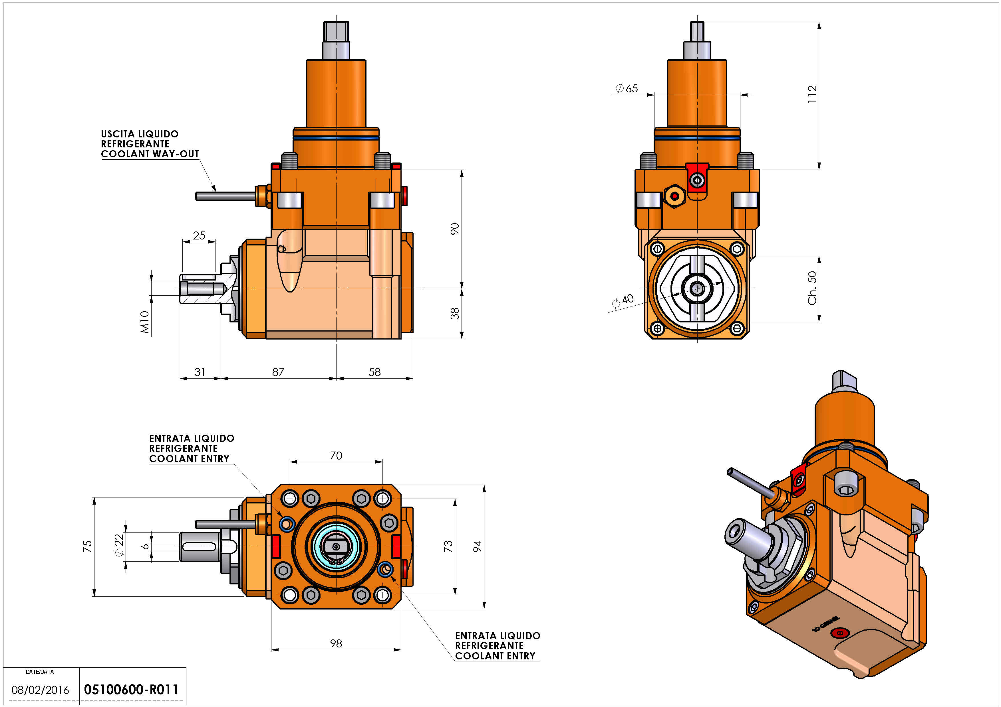 Technical image - LT-A BMT65 DIN-22 L-R H90 K-W.