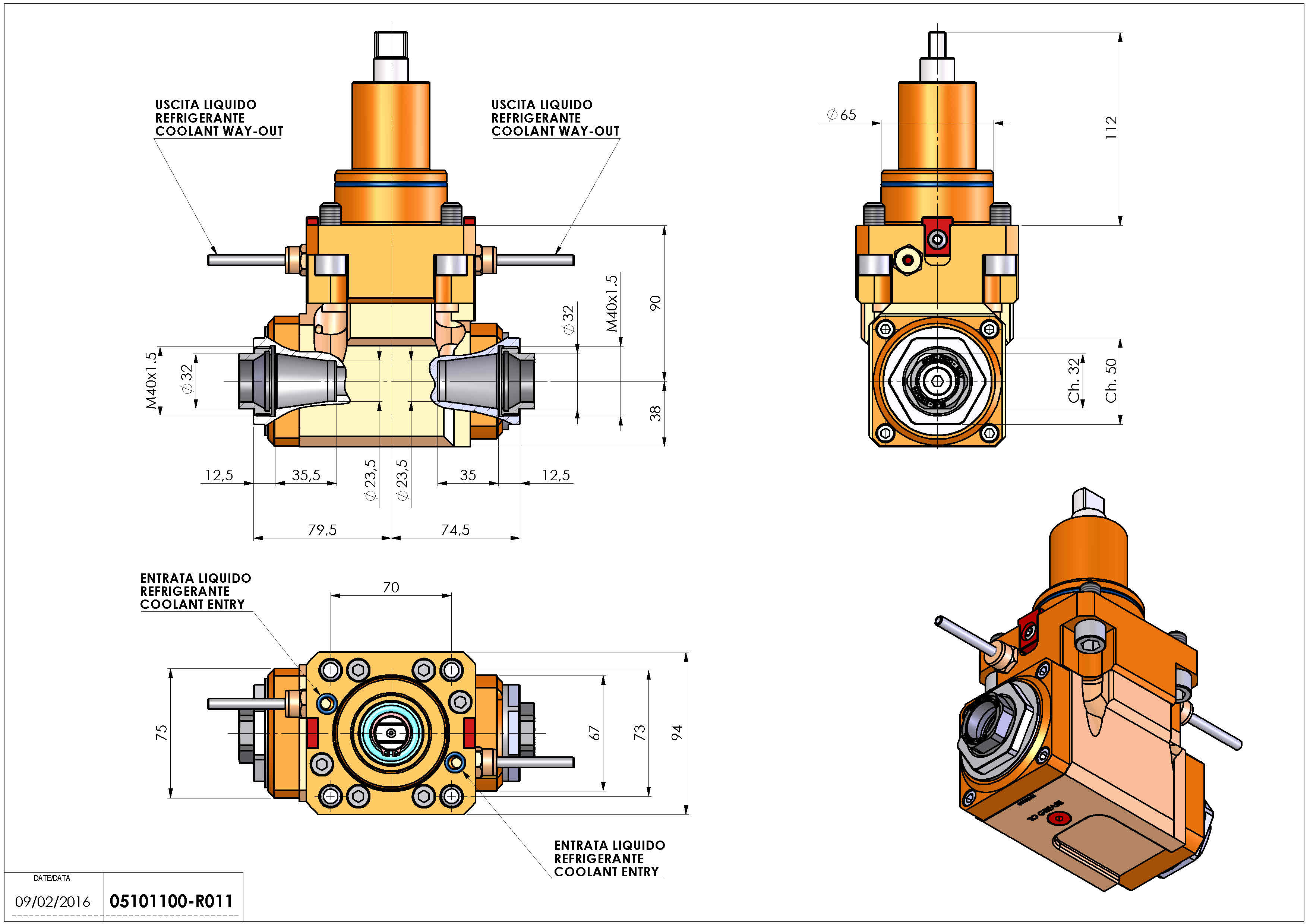 Technical image - LT-A BMT65 ER32F-32F H90 K-W.
