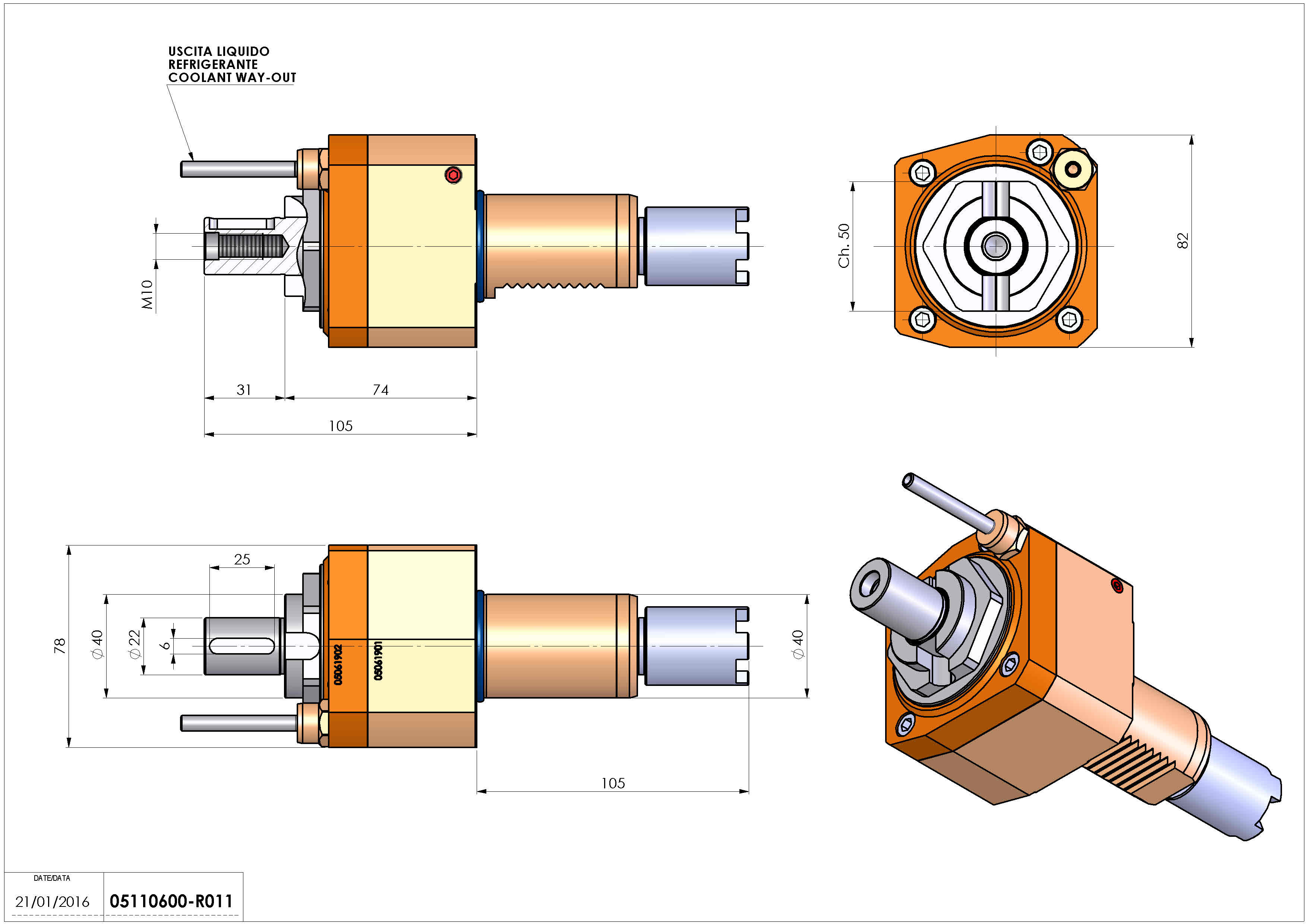 Technical image - LT-S VDI40 DIN138-22 H74 HA.