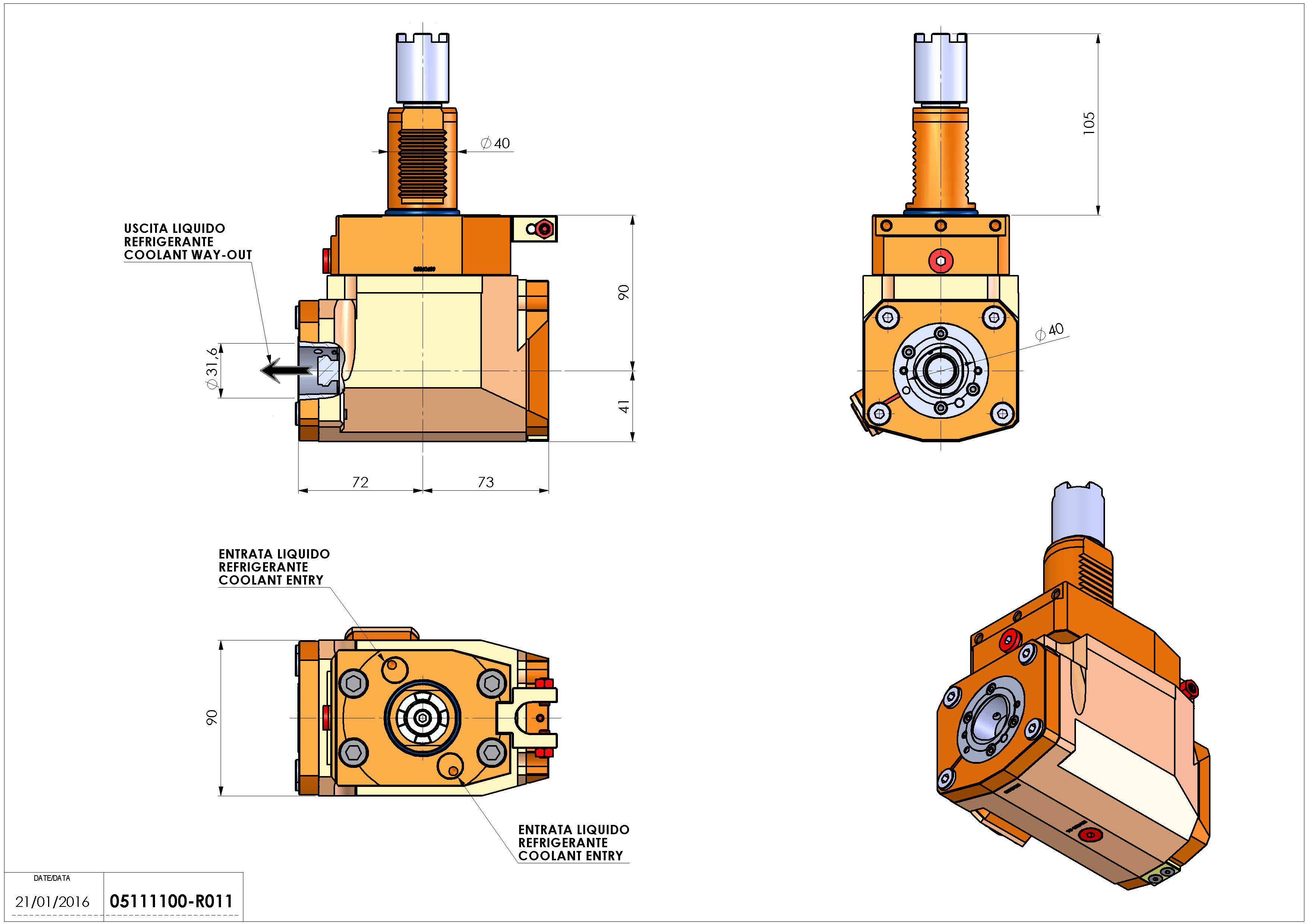 Technical image - LT-A VDI40 C4 RFH-PR H90-105HA.