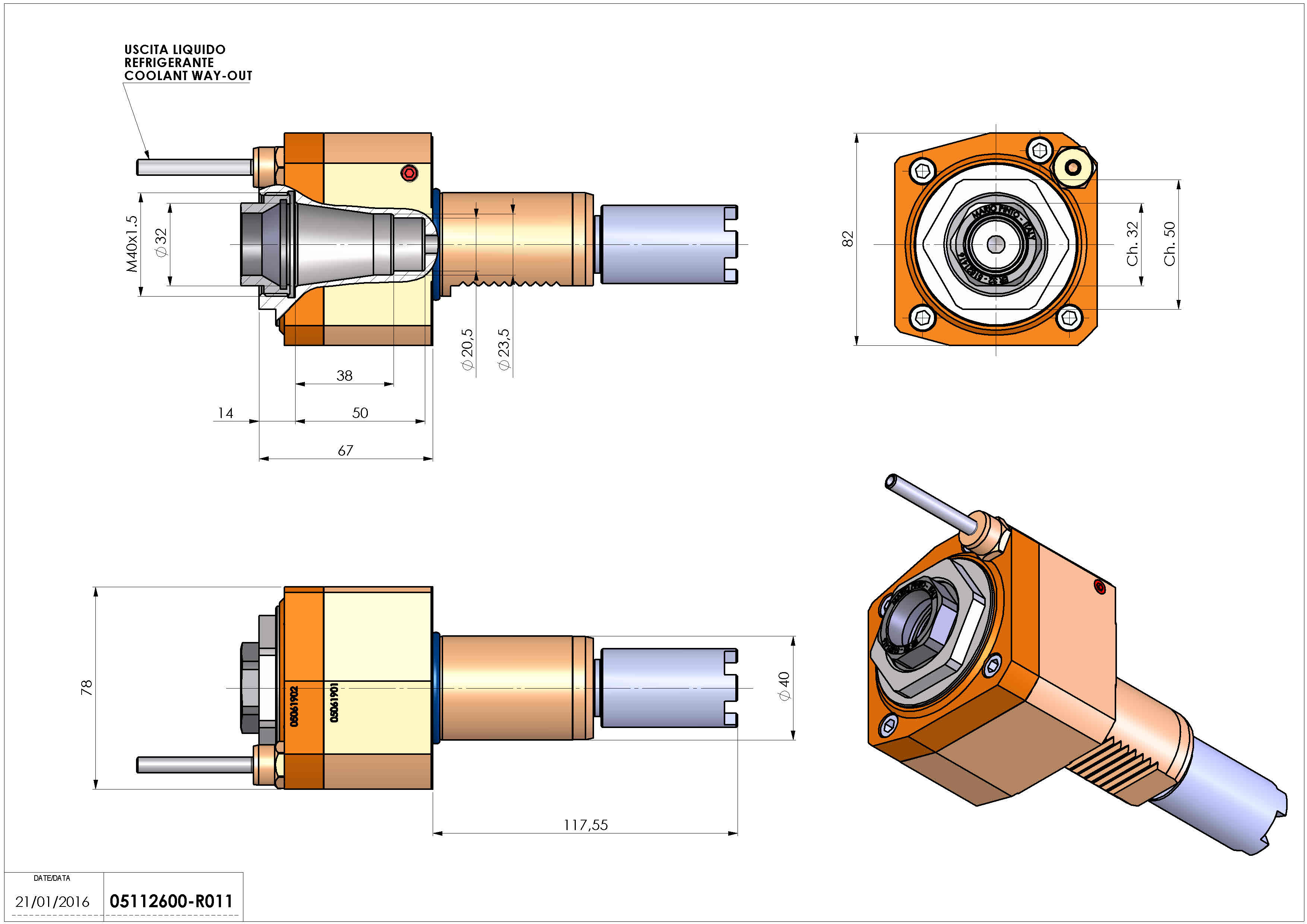 Technical image - LT-S VDI40 ER32F H67 117 HA.