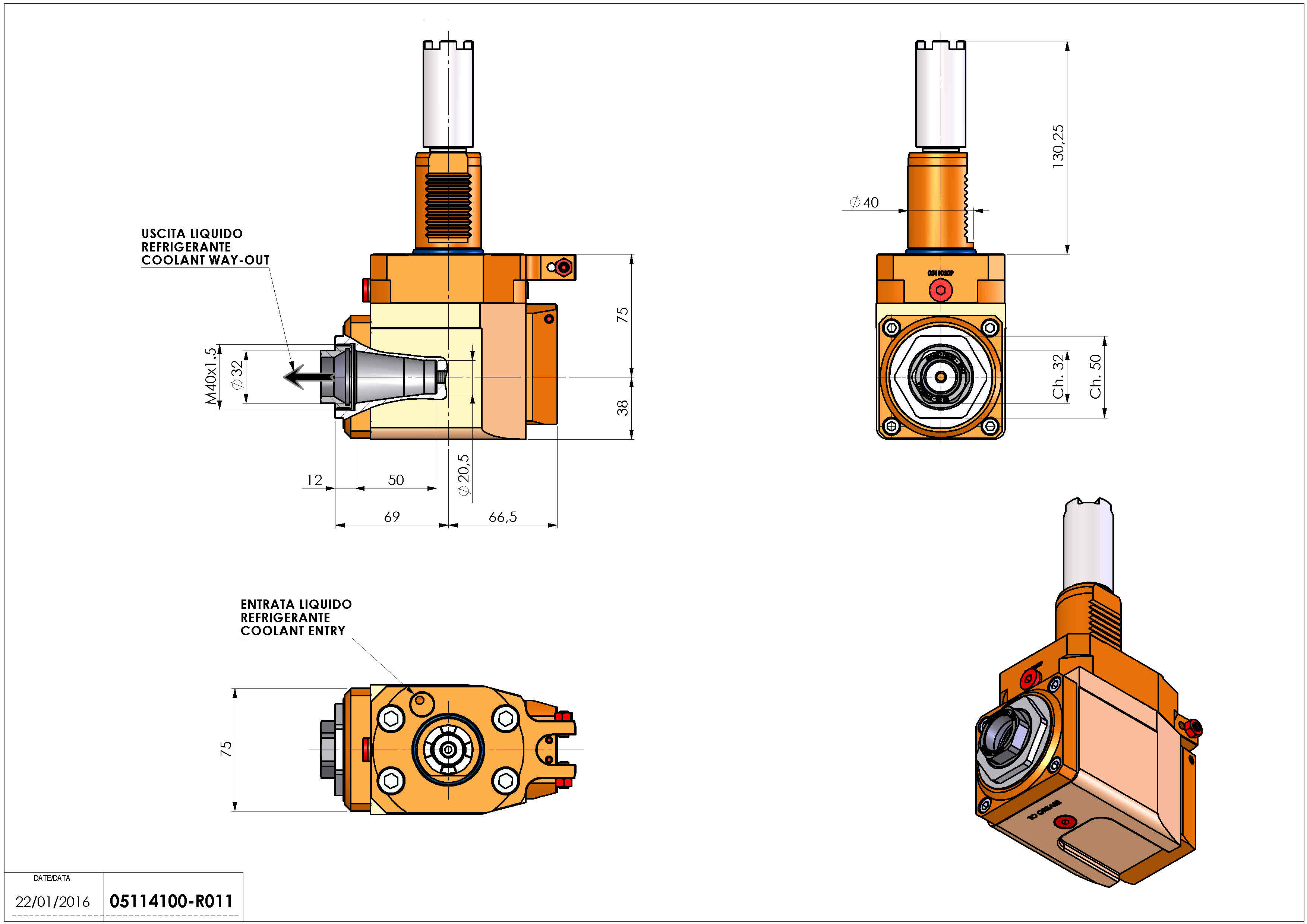 Technical image - LT-A VDI40 ER32F RF H75 130 HA.