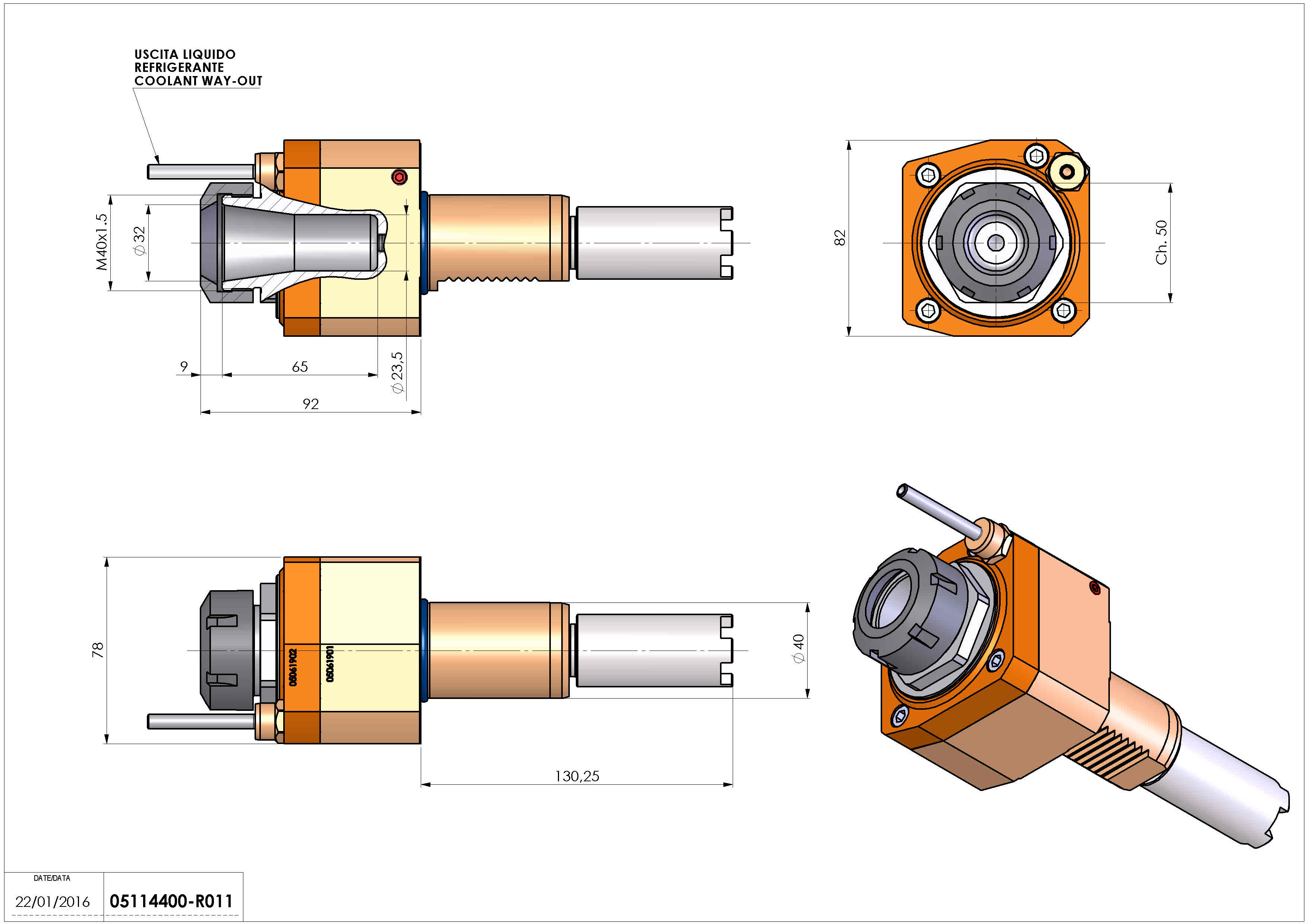 Technical image - LT-S VDI40 ER32 H92 130 HA.