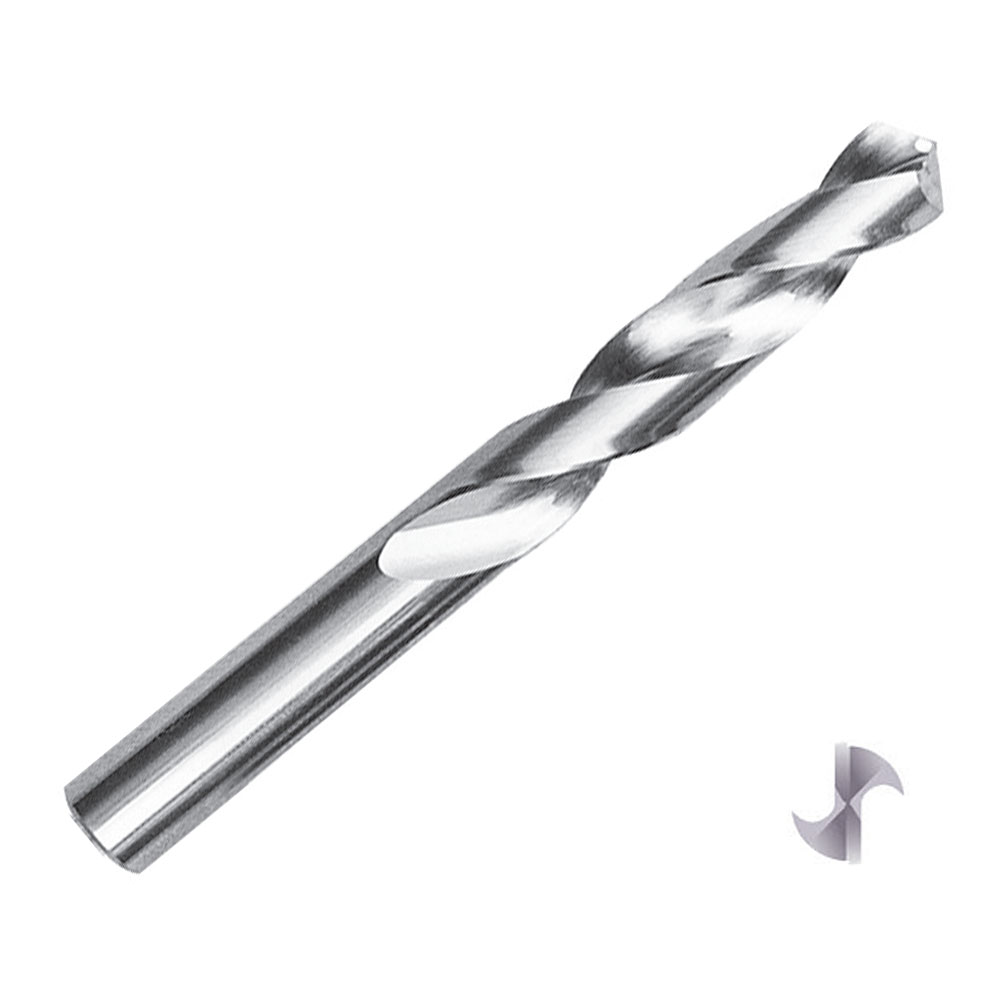 ZCC-CT 1105SC03 SC Series Solid Coated Carbide Twist Drill for Aluminium Drilling - 3xD Stub Drill..