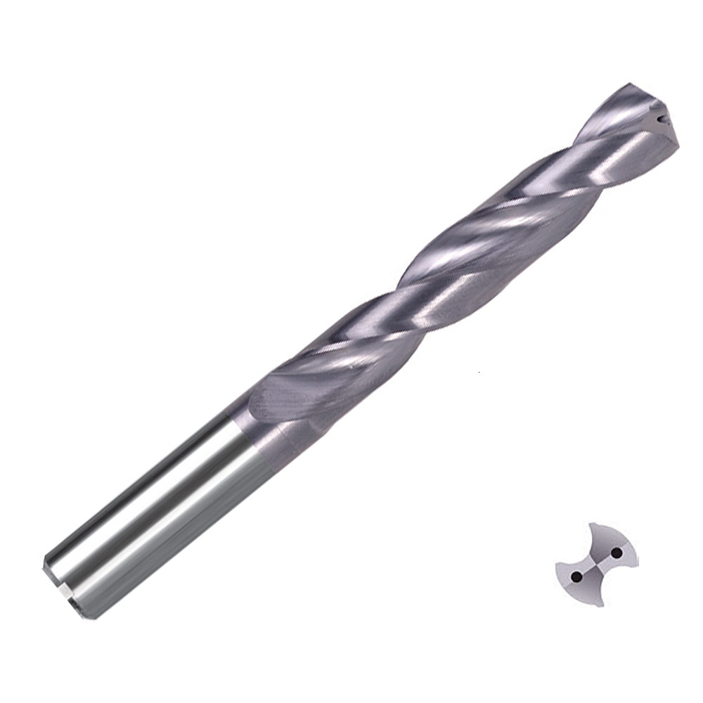 6.3MM ST SERIES THROUGH COOLANT 3XD TIALN CARBIDE DRILL Milo Tools