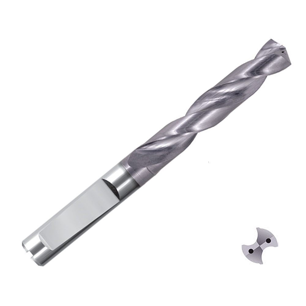 ZCC-CT 1736SU05C SU Series Solid Coated Carbide Through Coolant Twsit Drill for General Purpose Drilling - 5xD Jobber Drill..